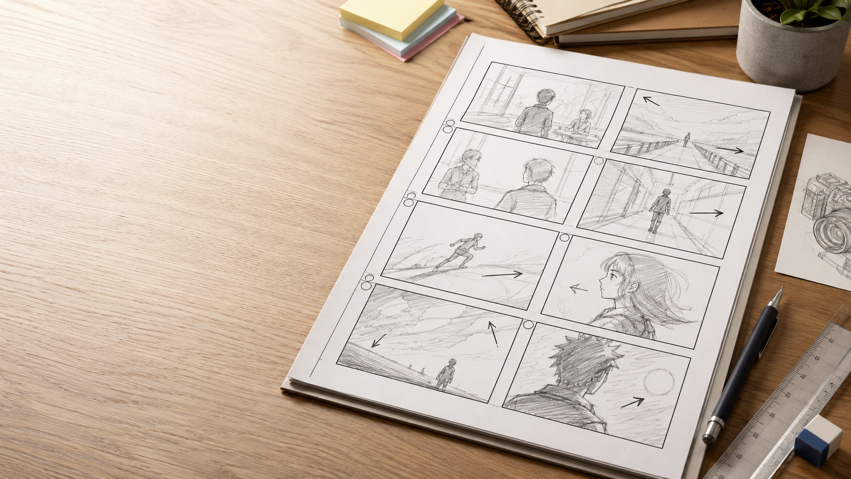 絵コンテとは？動画制作での役割・作り方と発注のポイント