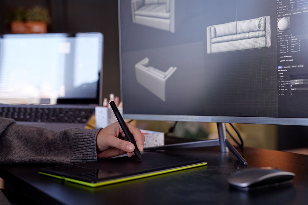 製品カタログ用CG制作による商品特徴再現