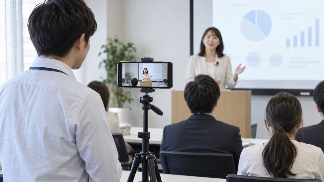 セミナー撮影は自社でできる？内製できる範囲とプロに任せる判断ポイント